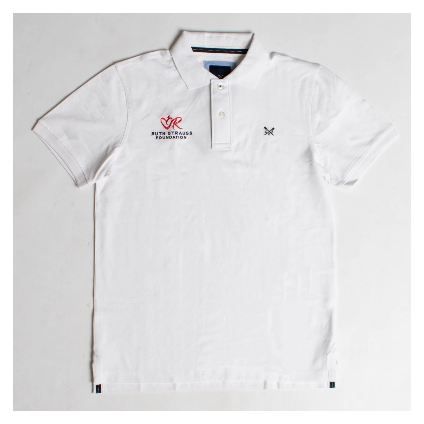 RSF Crew Clothing Polo Shirt White